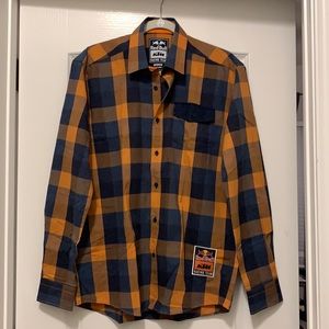 KTM Red Bull plaid shirt